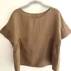 ジョイントワークス　リネンチュニックブラウス