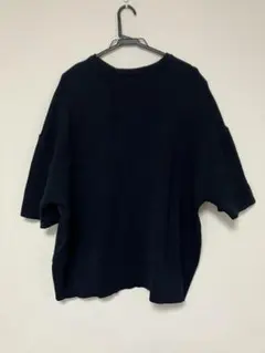 UNITUS ブラック オーバーサイズニット
