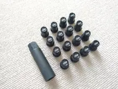 KYO-EI kics 極限 クロモリ鍛造 ホイールナット 16個セット 黒