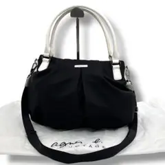 【極美品】✨アニエスベー　2way　ナイロン　ショルダーバッグ ハンドバッグ　黒