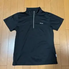 半袖Tシャッ M 黒 ポリエステル100% FILA