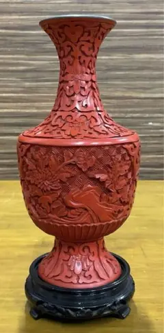 送料無料　中国古玩 堆朱壺　時代物　高さ15ｃｍ 唐物朱泥急須「荊渓恵孟臣製」在銘 茶銚 紫砂壺 中国古玩