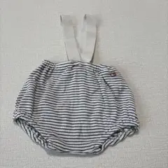 Cottoli ストライプ サスペンダー付きボトムス