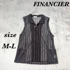 FINANCIER フィナンシェ (M-L) ベスト シースルー オシャレ