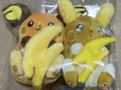 磁石でくっつくペアマスコット にたものどうし ライチュウ＆アローラライチュウ
