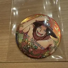 ワンピース　ハッピーバースデー缶バッジ　エース