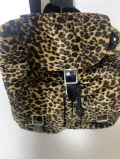 ヒョウ柄　ファーリュック