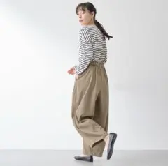 for/c 速乾UVカット イージーコクーンパンツ ベージュ　S