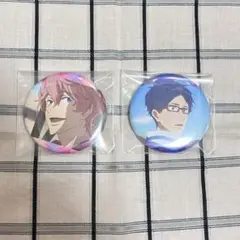 Free! 鴫野貴澄 竜ヶ崎怜 缶バッジ