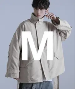 LILL リル ルーズシルエット3wayサイドコードショートモッズコート