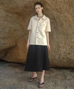chuclla 【LeonoraYang】　コットンシャツ