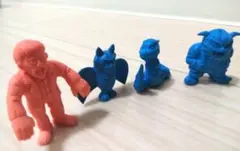 ●超レア魔界村 カプコン ドラゴン コウモリ ゾンビ 大魔王 消しゴム 当時物