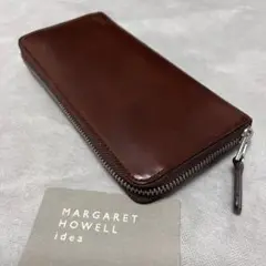 マーガレットハウエル アイデア　長財布　財布 ラウンドファスナー　ラウンドジップ