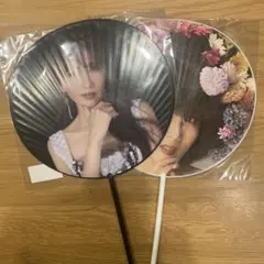 工藤静香　ファンクラブイベントグッズ　うちわセット