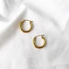 chunky hoop A【ゴールド】