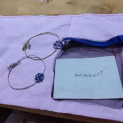 fast couture 花モチーフブレスレット