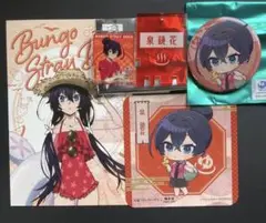 文豪ストレイドッグス　極楽湯　銭湯錠　鏡花　特典コースター　ポスカ　4点セット
