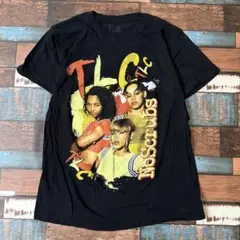ビンテージ　古着　TLC ティーエルシー　メンズ　半袖tシャツ　黒　サイズM