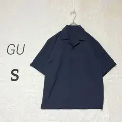 【GU】✨美品✨ドライリラックスフィットオープンカラーシャツ 5分袖 カジュアル