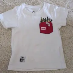 CHUMS ホワイト Tシャツ 100cm