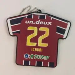 ファジアーノ岡山　サッカーシャツ型キーホルダー 22 ICHIMI