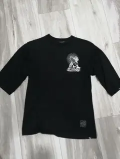 NINE MICROPHONES 七分袖Tシャツ 黒 Sサイズ