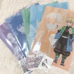 【鬼滅の刃×ファミマコラボ】アニメキャラクタークリアファイル5枚セット
