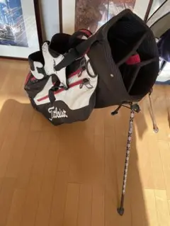 Titleist スタンドバッグ 黒/白/赤 約9.5インチ
