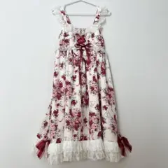 受注生産❤︎ BABY ロココ シュガーブーケ柄 JSK