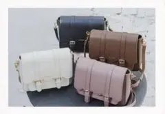 【新品タグ付】青木美沙子 ショルダーバッグ ブラウン