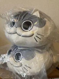 夜は猫といっしょ　 まんまるもちもちクッション　ぬいぐるみ　２つセット Amazon.co.jp: 夜は猫といっしょ ぬいぐるみ まんまる もちもち
