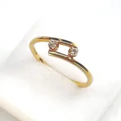 ✨美品✨ミキモト K18 ダイヤモンド リング 指輪 約10号 皇室御用達