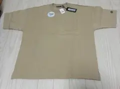 DISCUS ATHLETIC ベージュ Tシャツ ポケット付きMサイズ