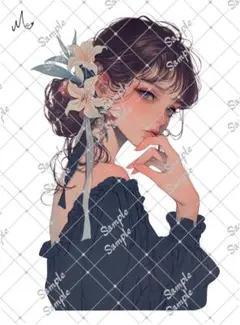 ℳ.オリジナル 人物ステッカー 7月新作 3-138