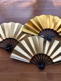 金銀　扇子セット　参考価格　各4400円