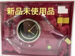 ［新品、未使用品］Rofty Hoya crystal 水晶時計　電子音アラーム