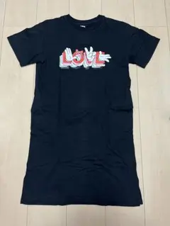 UT✖︎AMBUSH☆スリット入りロングTシャツ130サイズ黒used品