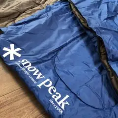 超レア‼️ 美品 snowpeak スノーピーク 寝袋 シュラフ 封筒型 キャンプ