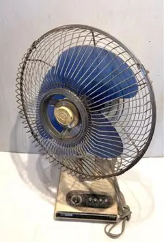 送料込み⭐︎富士通【扇風機 EUJI SILENT FAN】ブルー 富士電機 FUJI SILENT FAN 扇風機,ビンテージ扇風機 - BURN-UPS!