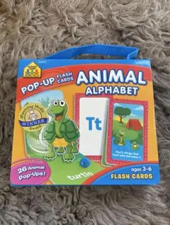 ポップアップ動物アルファベットフラッシュカード