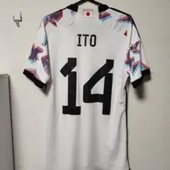 adidas サッカー　日本代表 14 　伊東純也　ユニホーム