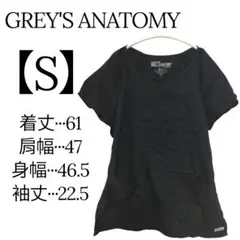 1点物✨GREY'S ANATOMY【S】 半袖シャツ Sブラック シンプル