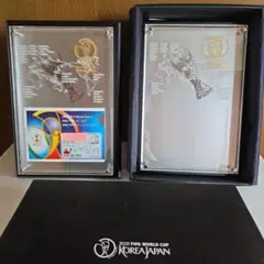 【非売品】2002年 日韓共催 FIFAワールドカップ  盾 フレーム 非売品】2002年 日韓共催 FIFAワールドカップ 盾 フレーム