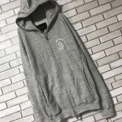 1PIU1UGUALE3♡ジップアップパーカー♡ラインストーンロゴ♡フーディ