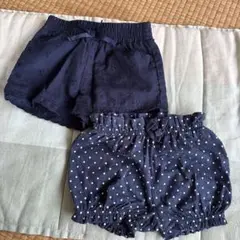 ボトムスセット(ショートパンツ)80・6-12ヶ月