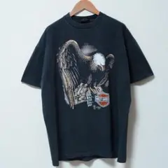 ハーレーダビッドソン Tシャツ XL イーグル アメリカ国旗