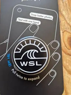 ②World Surf League/WSL スマホグリップ&スタンド/ブラック