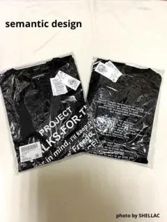 semantic design cut and sew shirt. set