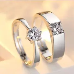 X317 ペアリング 結婚指輪 レディース メンズ カップル フリーサイズ