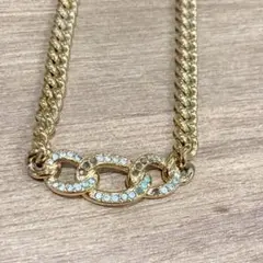 Christian Dior クリスチャンディオール ネックレス ラインストーン